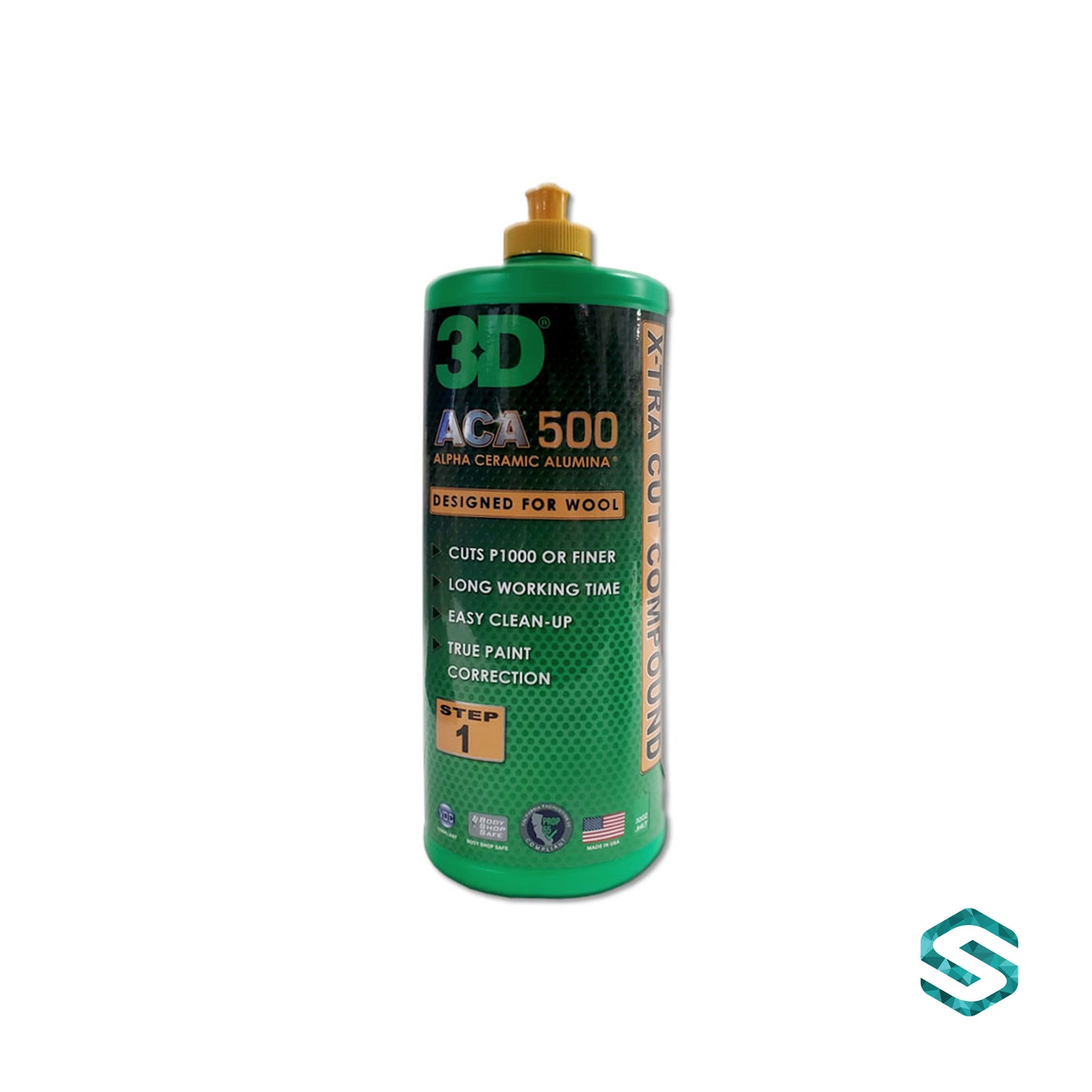 3D - ACA X-TRA 500 Heavy Cutting Politur, 59ml, 237ml & 946ml