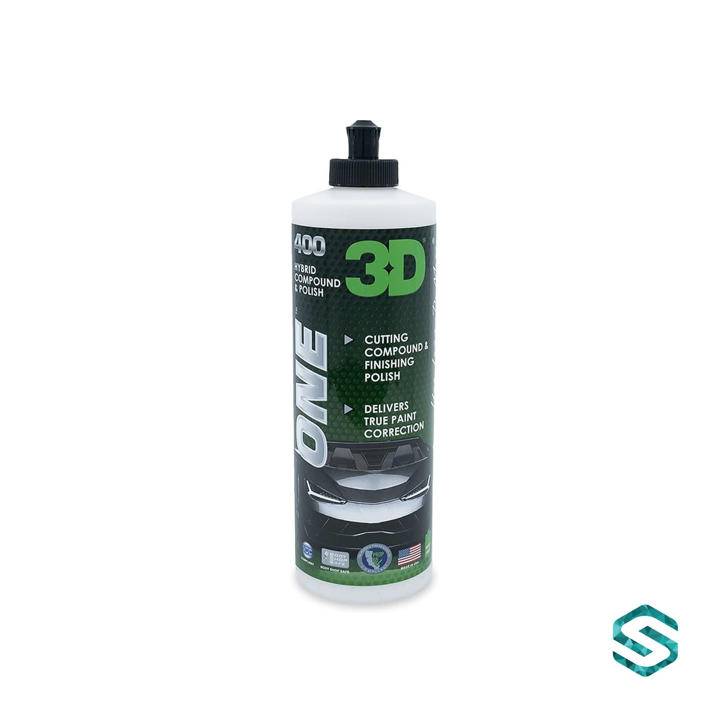 3D - One Hybrid Cutting bis Finish Compound, 236ml, 473ml & 946ml