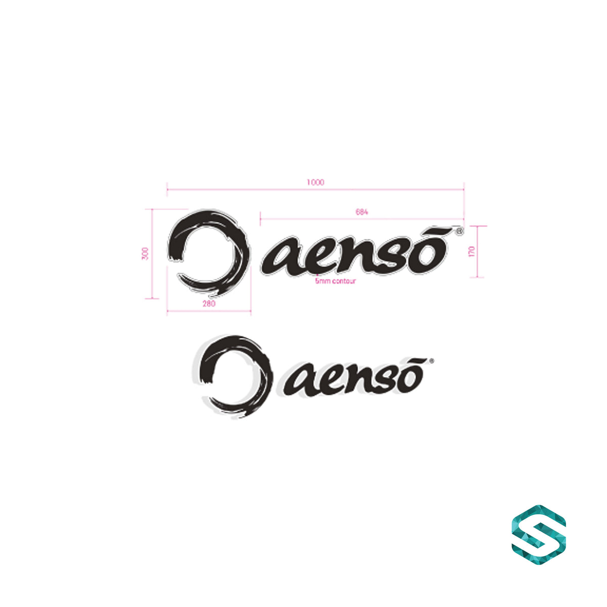 Aenso - LED Leuchtschild