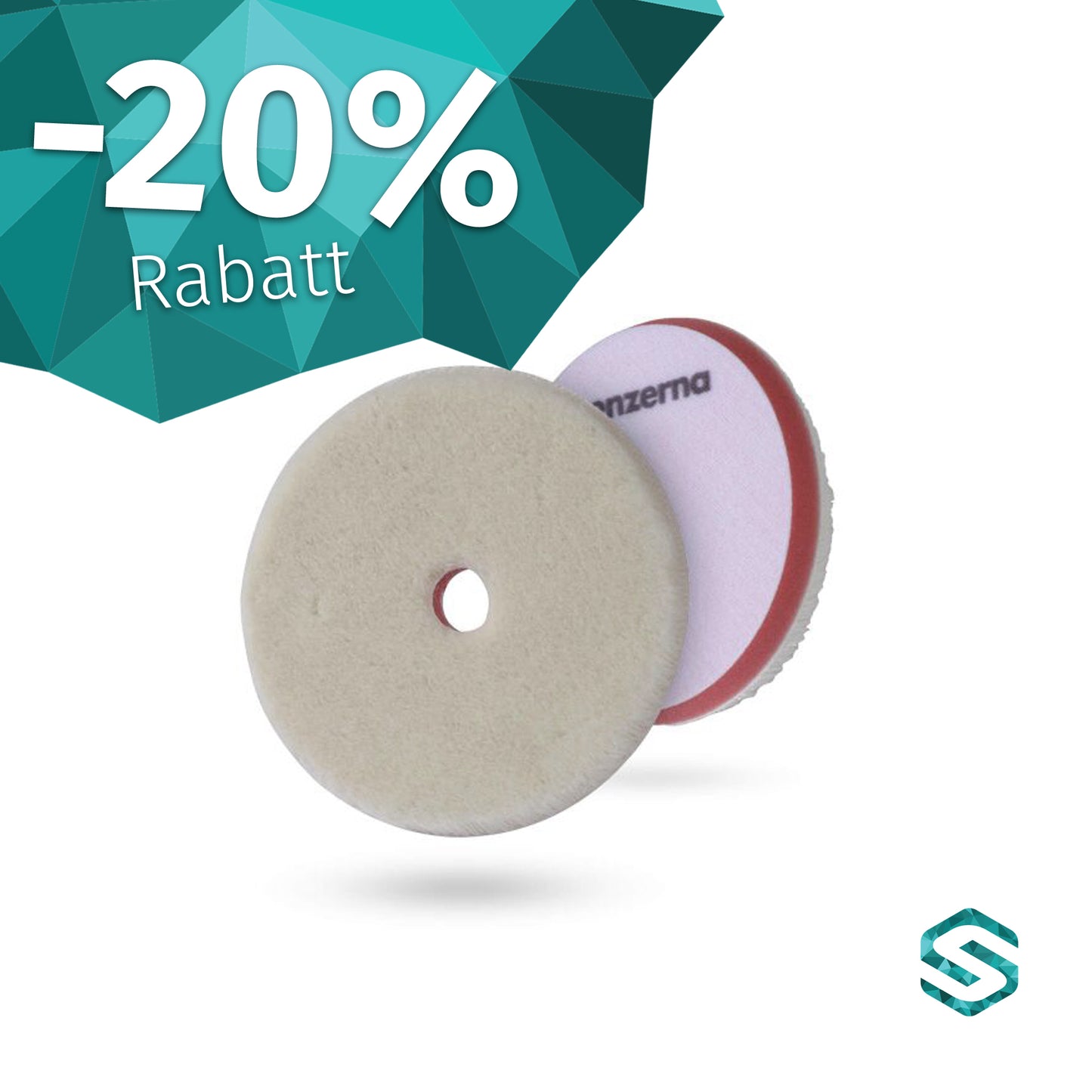 % SALE 20% GÜNSTIGER - Menzerna - Orbitital Whool Pad, 165mm
