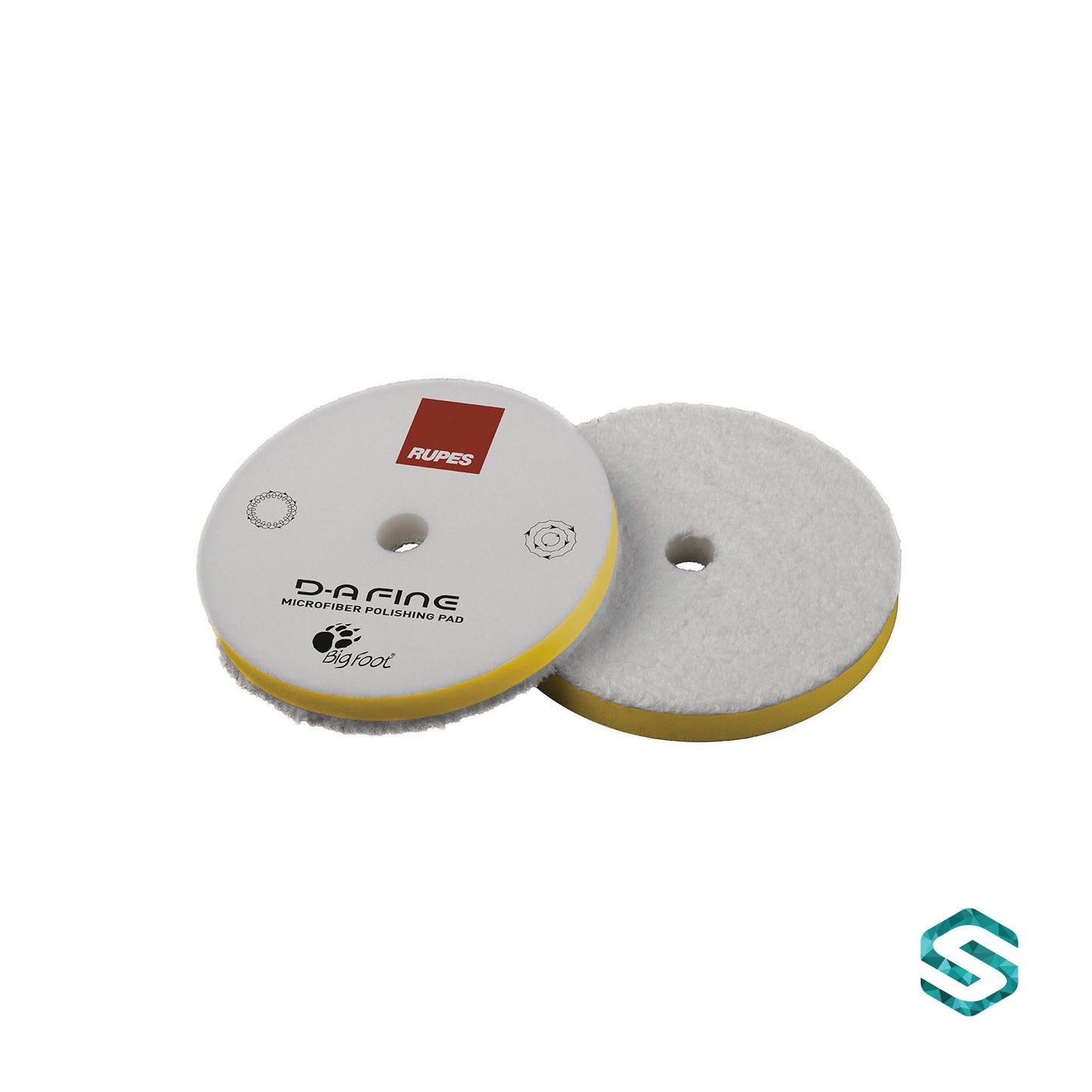 Rupes - Microfaserpad, D-A Fine Microfiber Polishing Pad, Ø75mm & Ø125mm