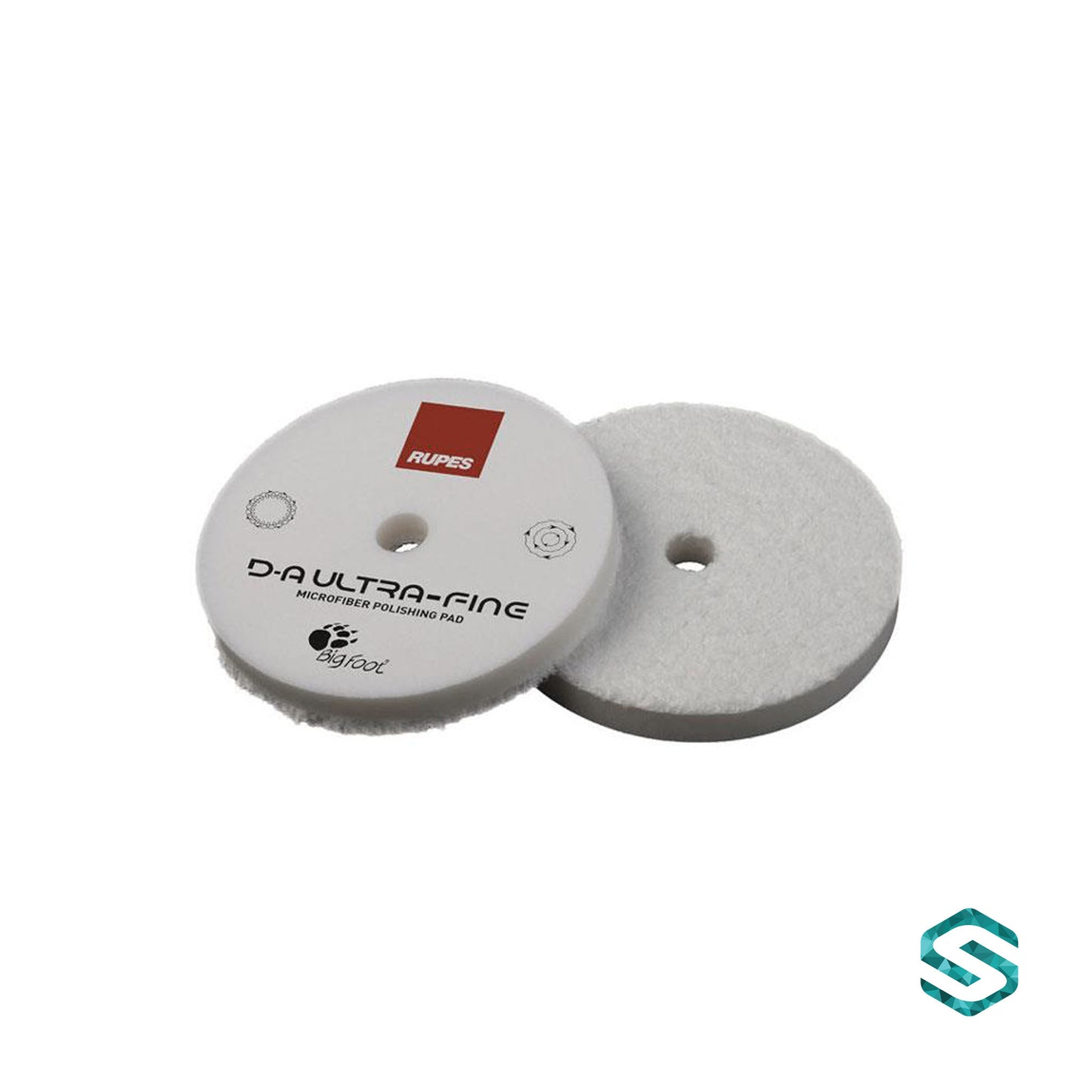 Rupes - Microfaserpad, D-A Ultra-Fine Microfiber Polishing Pad, Ø75mm & Ø125mm