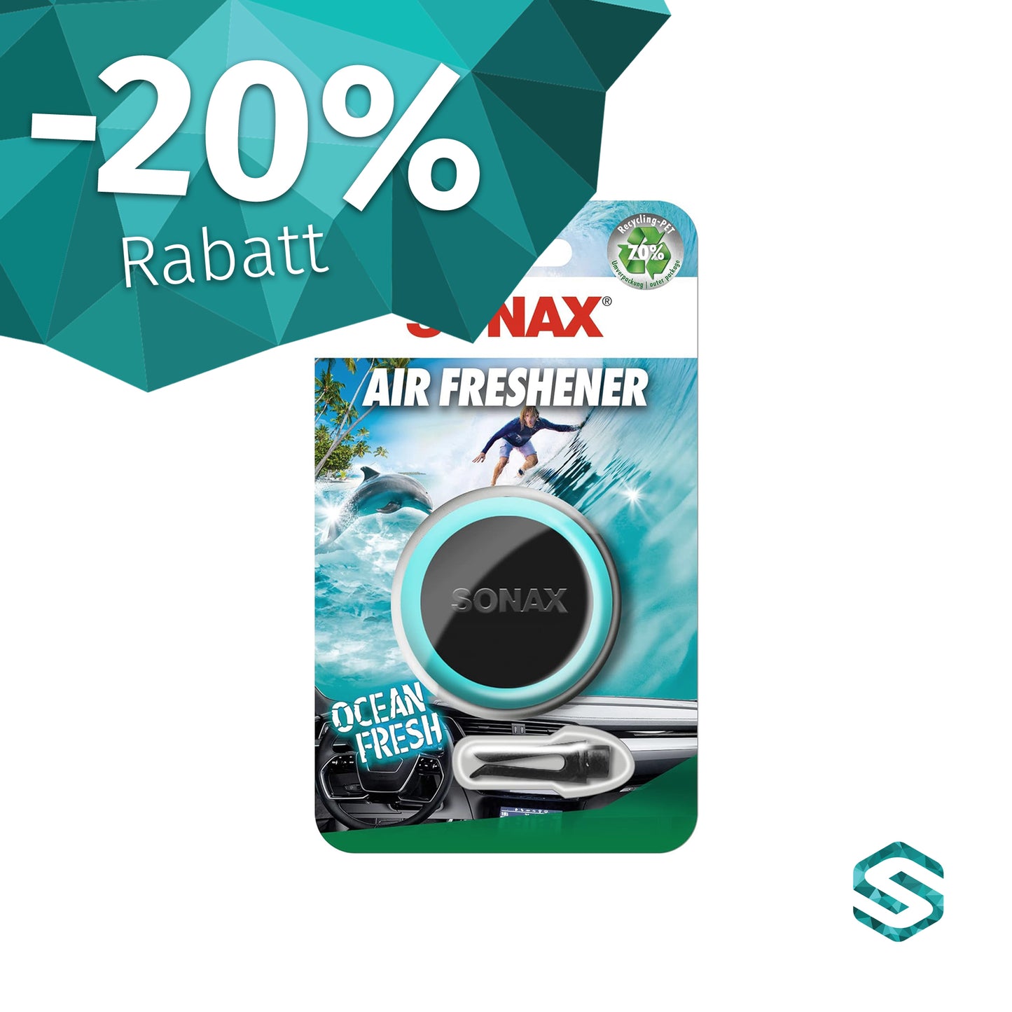 % SALE 20% GÜNSTIGER - Sonax AirFresh Lufterfrischer, Alm Sommer und OceanFresh